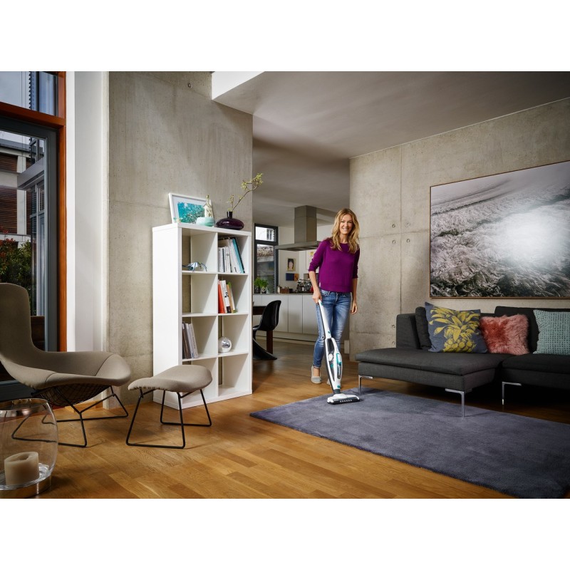 Leifheit PowerVac 2in1 2-in-1 stick vacuum Battery Dry Cyclonic Bagless Black, Blue, White