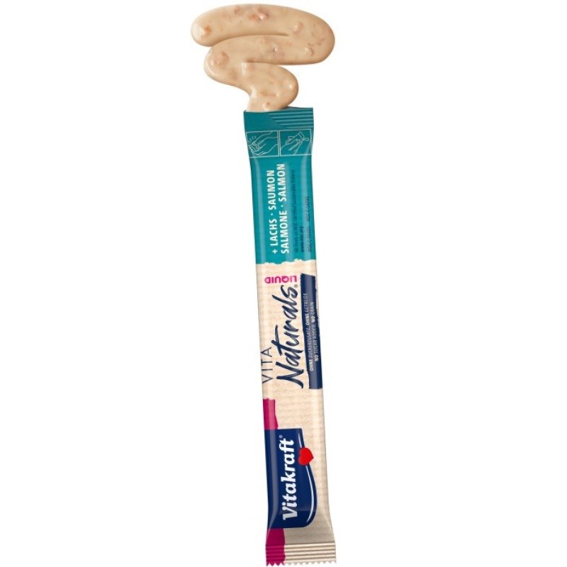 VITAKRAFT Vita Naturals Liquid Salmon - cat treats - 5 x 15g VITAKRAFT Vita Naturals Liquid Salmon - cat treats - 5 x 15g