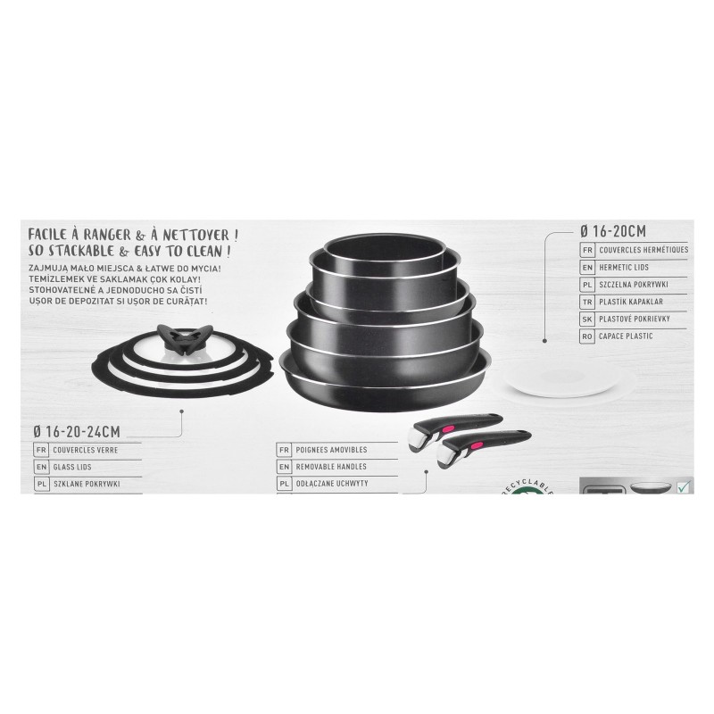 TEFAL Ingenio Easy Cook Clean 13 piece pot set TEFAL Ingenio Easy Cook Clean 13 piece pot set
