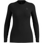 Koszulka damska ODLO Merino 160 BL Top Crew Neck l/s roz. S Czarna