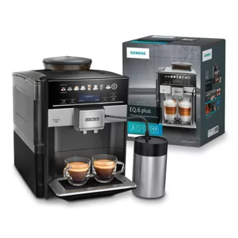 Siemens EQ.6 TE658209RW coffee maker Espresso machine 1.7 L Fully-auto Siemens EQ.6 TE658209RW coffee maker Espresso machine 1.7 L Fully-auto