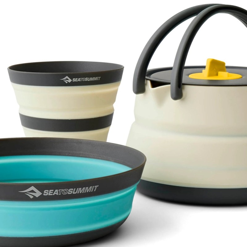 SEA TO SUMMIT Frontier UL ultra-light folding kettle set for 1 person/3 pieces SEA TO SUMMIT Frontier UL ultra-light folding kettle set for 1 person/3 pieces