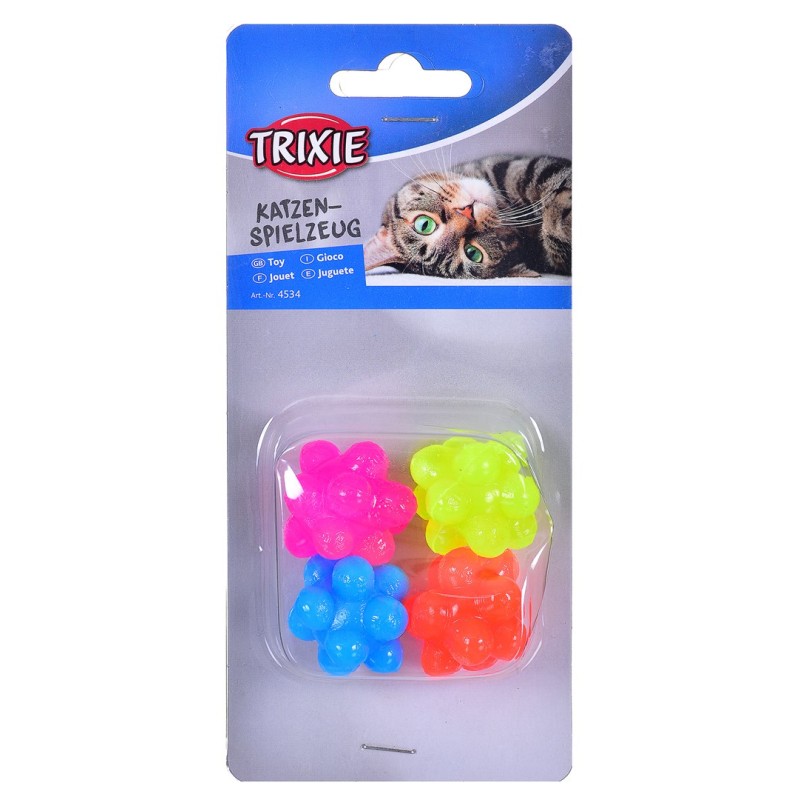 TRIXIE Set of bubble balls 3.5cm 4 pcs