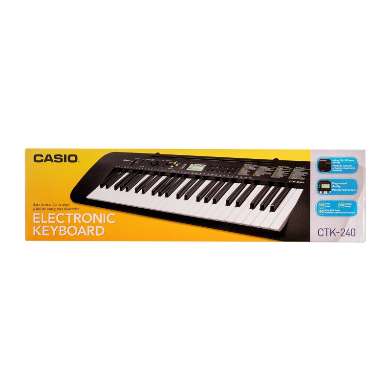 Casio CTK-240 MIDI keyboard 49 keys Black, White Casio CTK-240 MIDI keyboard 49 keys Black, White