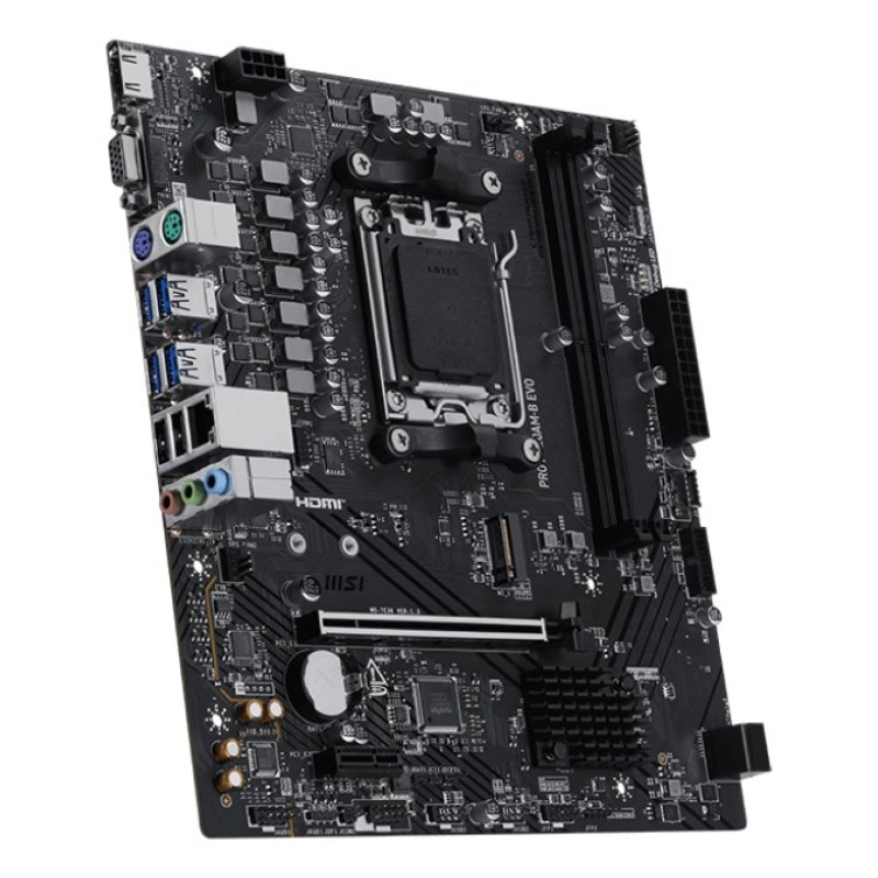 MSI PRO A620AM-B EVO motherboard AMD A620A Socket AM5 ATX MSI PRO A620AM-B EVO motherboard AMD A620A Socket AM5 ATX