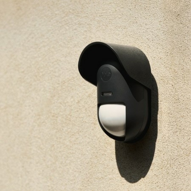 Yale Outdoor Motion Sensor Infrared sensor Wireless Wall Black Yale Outdoor Motion Sensor Infrared sensor Wireless Wall Black
