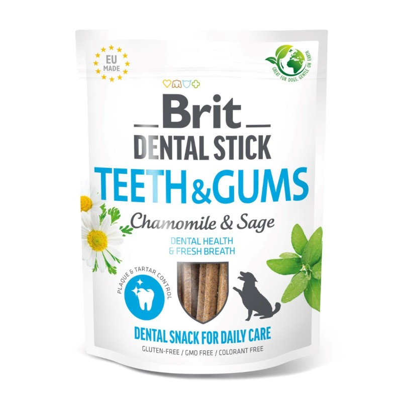 BRIT Dental Stick Teeth & Gums Cahmomile  - dog treat - 251 g