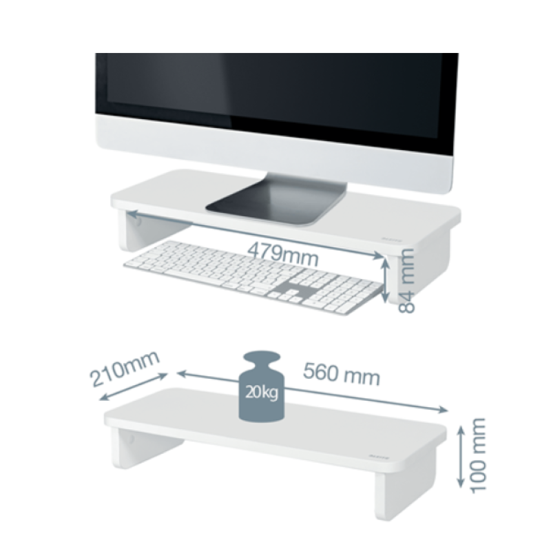 Leitz 64340001 monitor mount / stand 61 cm (24 Leitz 64340001 monitor mount / stand 61 cm (24