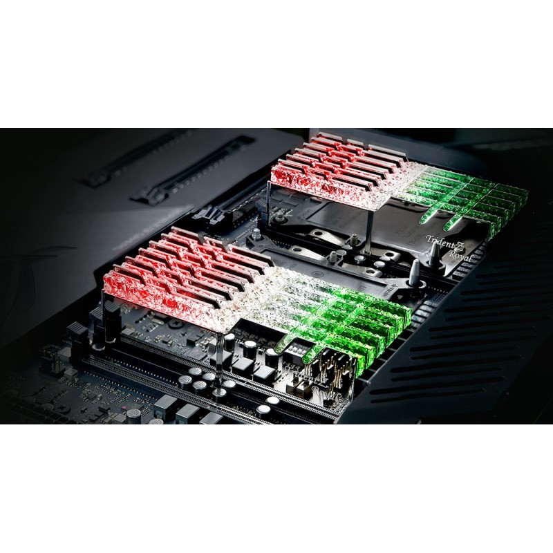 G.Skill Trident Z Royal F4-3600C16D-64GTRS memory module 64 GB 2 x 32 GB DDR4 3600 MHz G.Skill Trident Z Royal F4-3600C16D-64GTRS memory module 64 GB 2 x 32 GB DDR4 3600 MHz