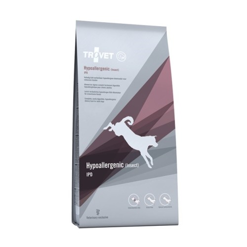 TROVET Hypoallergenic Insect IPD - dry dog food - 10kg