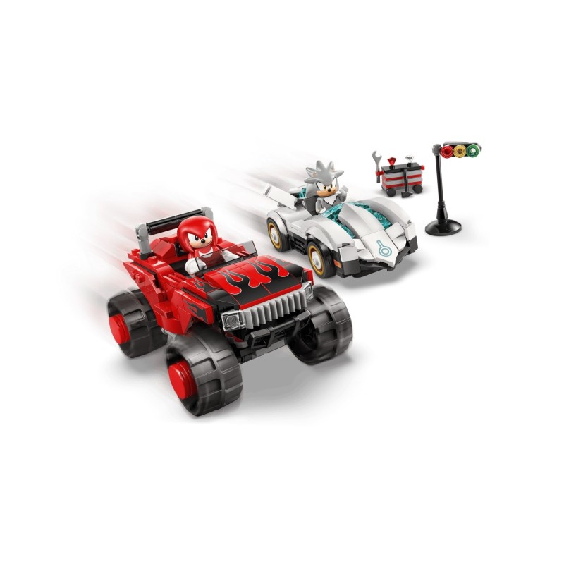 LEGO SONIC THE HEDGEHOG 77118 Silver's Car vs Knuckles' Monster Truck