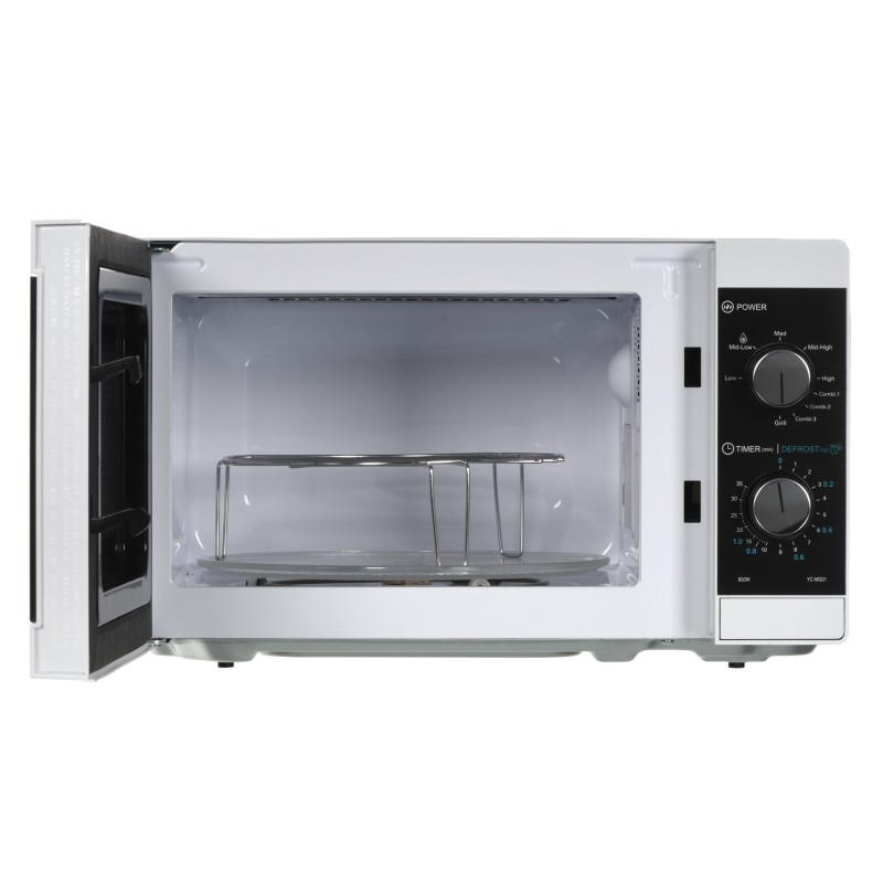 Sharp YC-MG01E-W microwave Countertop Grill microwave 20 L 800 W Black, White Sharp YC-MG01E-W microwave Countertop Grill microwave 20 L 800 W Black, White