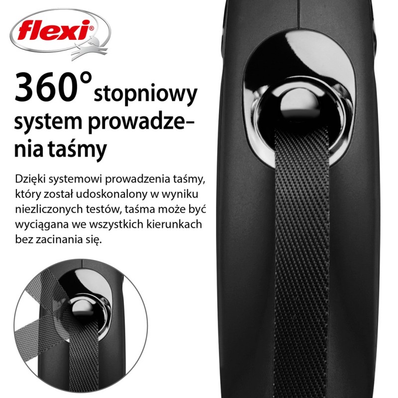 Flexi New CLASSIC 5 m Black Dog Retractable lead Flexi New CLASSIC 5 m Black Dog Retractable lead