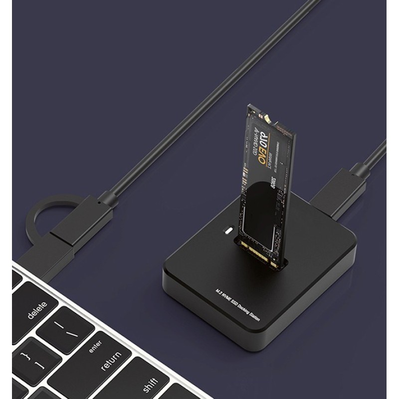 Gembird DD-U3M2 storage drive docking station USB 3.2 Gen 1 (3.1 Gen 1) Type-C Black Gembird DD-U3M2 storage drive docking station USB 3.2 Gen 1 (3.1 Gen 1) Type-C Black