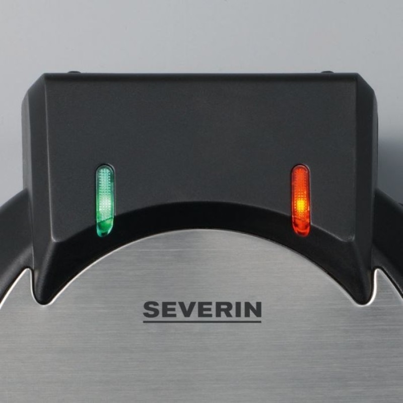 Severin WA 2103 waffle iron 4 waffle(s) 1200 W Black, Silver Severin WA 2103 waffle iron 4 waffle(s) 1200 W Black, Silver