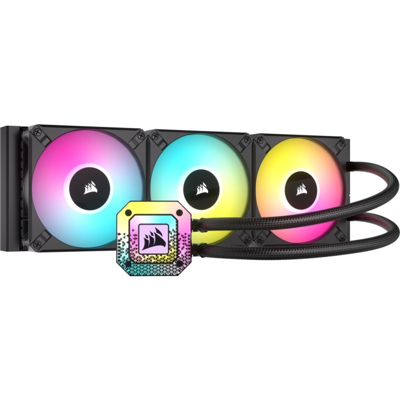 Corsair iCUE H150i ELITE CAPELLIX XT Processor All-in-one liquid cooler 12 cm Black 1 pc(s) Corsair iCUE H150i ELITE CAPELLIX XT Processor All-in-one liquid cooler 12 cm Black 1 pc(s)