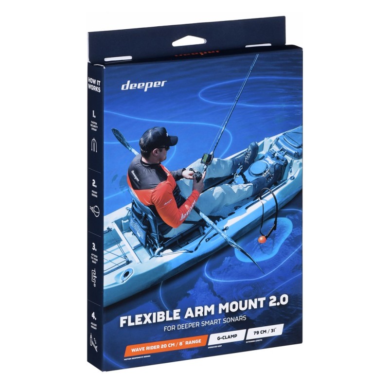 Deeper Flex Arm 2.0 Active holder Radar Black Deeper Flex Arm 2.0 Active holder Radar Black