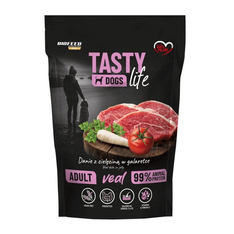 BIOFEED Tasty Dogs Life Veal - wet dog food - 500g BIOFEED Tasty Dogs Life Veal - wet dog food - 500g