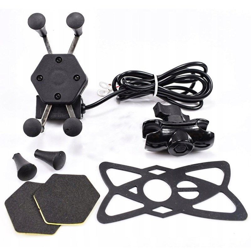 MOTORBIKE PHONE HOLDER FREEDCONN MC7C + BM2R HEAD TUBE ATTACHMENT MOTORBIKE PHONE HOLDER FREEDCONN MC7C + BM2R HEAD TUBE ATTACHMENT