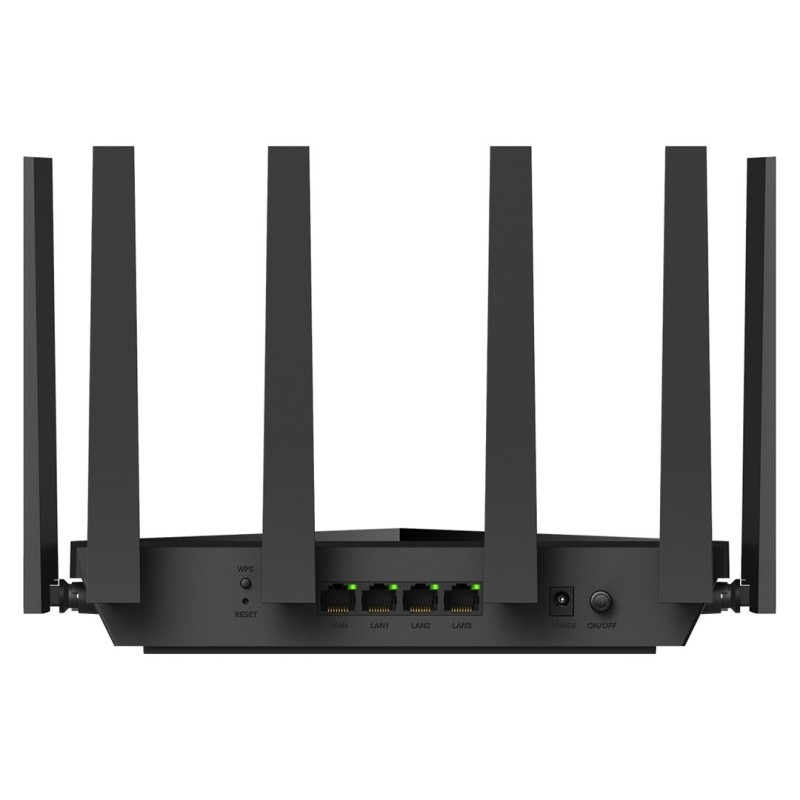 Cudy WR11000 wireless router 2.5 Gigabit Ethernet Tri-band (2.4 GHz / 5 GHz / 6 GHz) Black Cudy WR11000 wireless router 2.5 Gigabit Ethernet Tri-band (2.4 GHz / 5 GHz / 6 GHz) Black