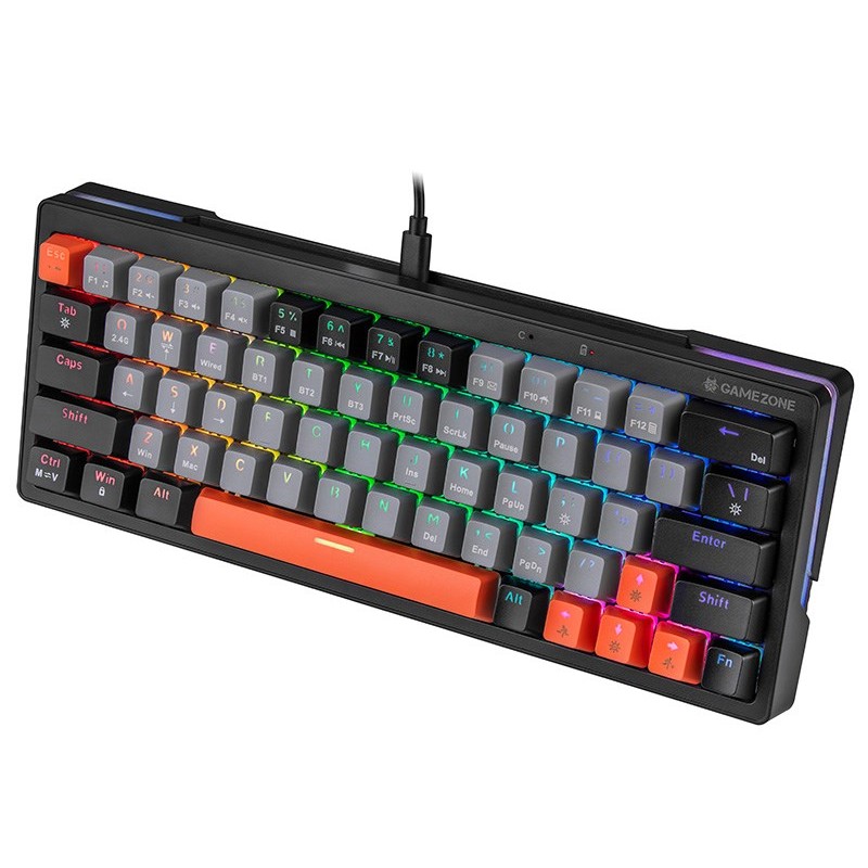 Mechanical keyboard Tracer GAMEZONE EVO1 HOT SWAP 63 (Grey) TRAKLA47297 Mechanical keyboard Tracer GAMEZONE EVO1 HOT SWAP 63 (Grey) TRAKLA47297