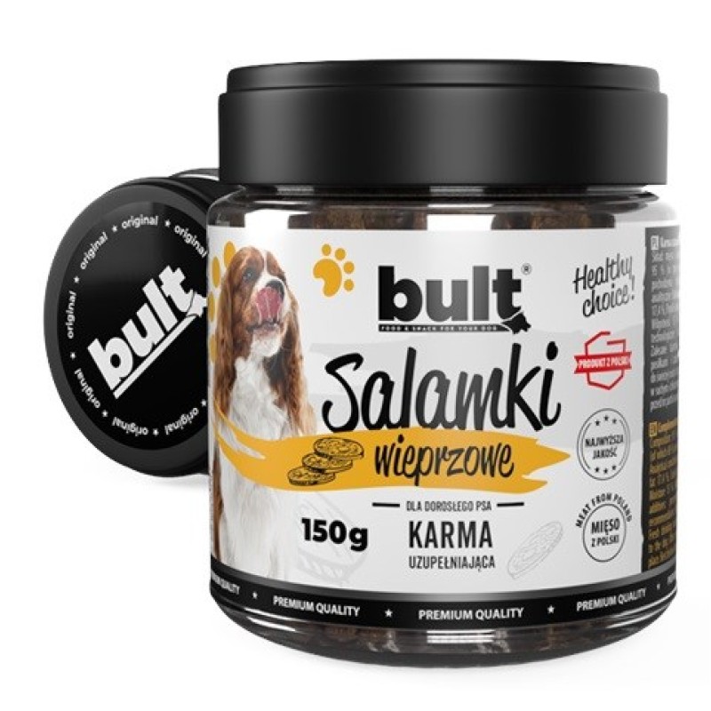 BULT Salamki wieprzowe dla psa 150g BULT Salamki wieprzowe dla psa 150g