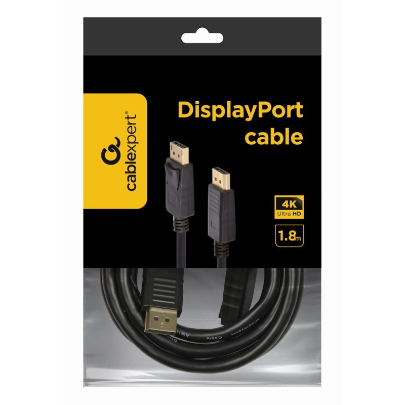 Gembird CC-DP2-6 DisplayPort cable 1.8 m Black Gembird CC-DP2-6 DisplayPort cable 1.8 m Black
