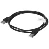 Lanberg CA-USBA-20CU-0010-BK USB cable 1m 2.0 USB A Black Lanberg CA-USBA-20CU-0010-BK USB cable 1m 2.0 USB A Black
