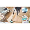 Bosch BCS71HYG4 Cordless 2-in-1 hoover, vacuuming and mopping Unlimited 7 ProHygienic Aqua White
