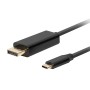 Lanberg CA-CMDP-10CU-0010-BK video cable adapter 1 m USB Type-C DisplayPort Black