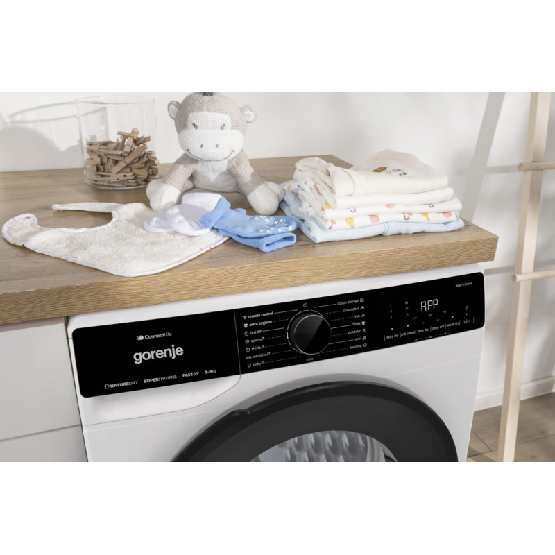 Gorenje DPNA92WIFI tumble dryer Freestanding Front-load 9 kg A++ Black, White Gorenje DPNA92WIFI tumble dryer Freestanding Front-load 9 kg A++ Black, White
