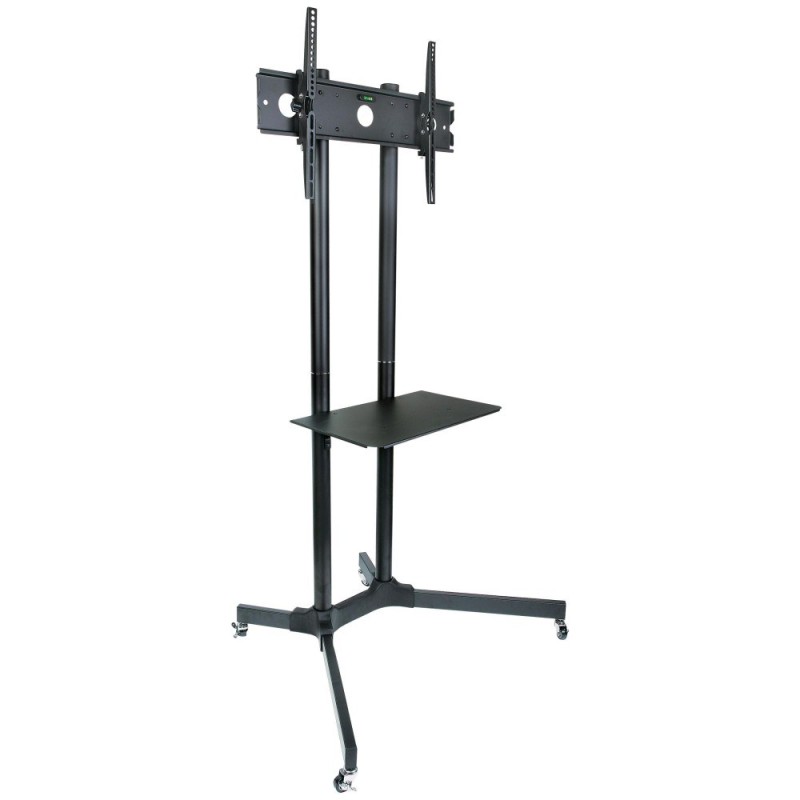 Techly Floor Trolley with Shelf Support LCD / LED / Plasma 30-65 Techly Floor Trolley with Shelf Support LCD / LED / Plasma 30-65
