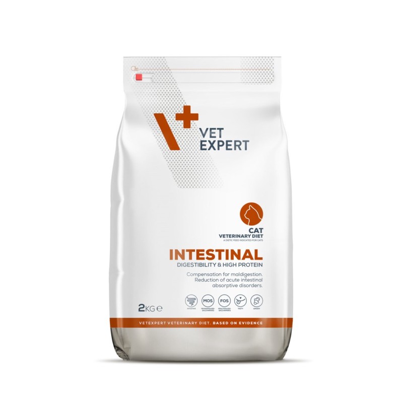 VET EXPERT Veterinary Diet Intestinal Cat - dry food for cats - 2 kg VET EXPERT Veterinary Diet Intestinal Cat - dry food for cats - 2 kg