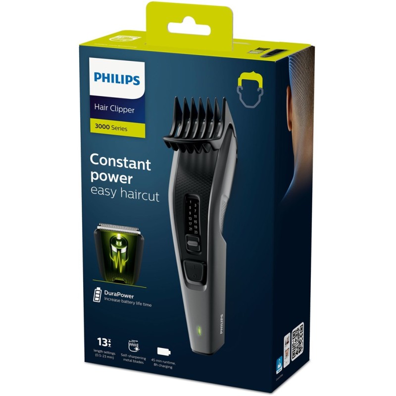 Philips HAIRCLIPPER Series 3000 HC3525/15 Self-sharpening metal blades Hair clipper Philips HAIRCLIPPER Series 3000 HC3525/15 Self-sharpening metal blades Hair clipper