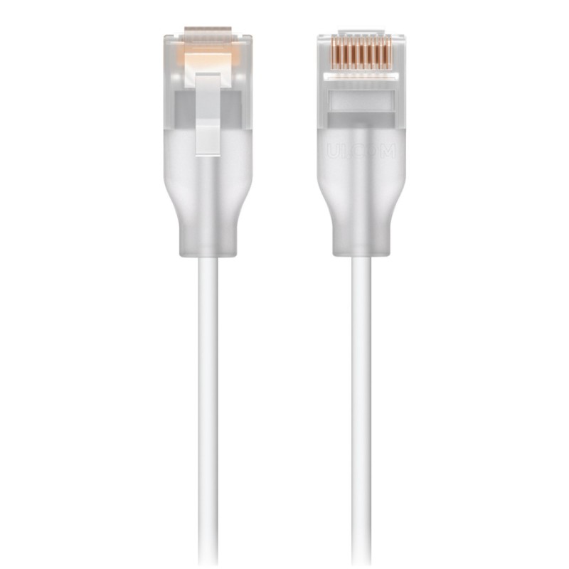 Ubiquiti UACC-Cable-Patch-EL-0.15M-W-24 networking cable Translucent, White Cat6 Ubiquiti UACC-Cable-Patch-EL-0.15M-W-24 networking cable Translucent, White Cat6