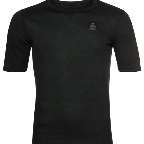 Koszulka męska Odlo BL TOP crew neck s/s ACTIVE WARM ECO roz. M Czarna