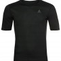 Koszulka męska Odlo BL TOP crew neck s/s ACTIVE WARM ECO roz. M Czarna