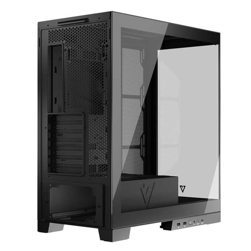 MODECOM Volcano SPACE MIDI USB 3.0 X 2 CYPE-C Black MODECOM Volcano SPACE MIDI USB 3.0 X 2 CYPE-C Black