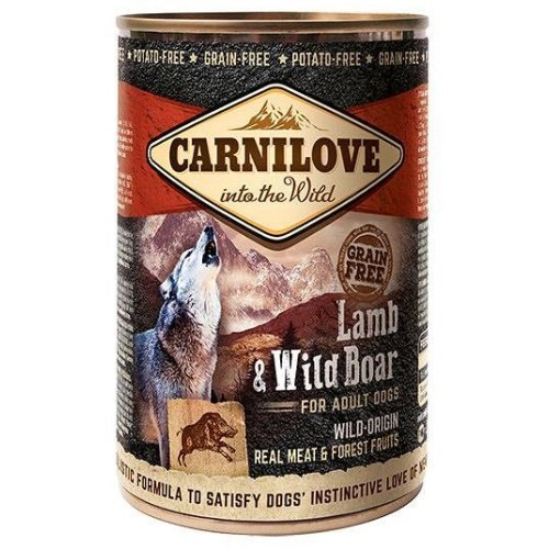 CARNILOVE Into the Wild Lamb&Wild Boar - Wet dog food - 400 g