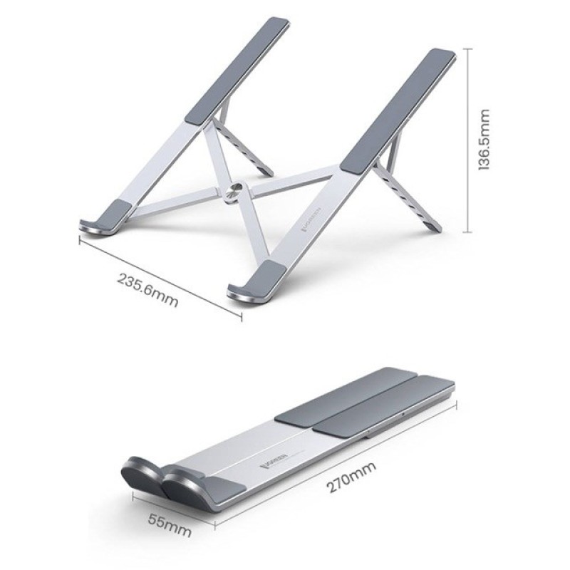 Ugreen LP451 Adjustable Laptop Stand Silver