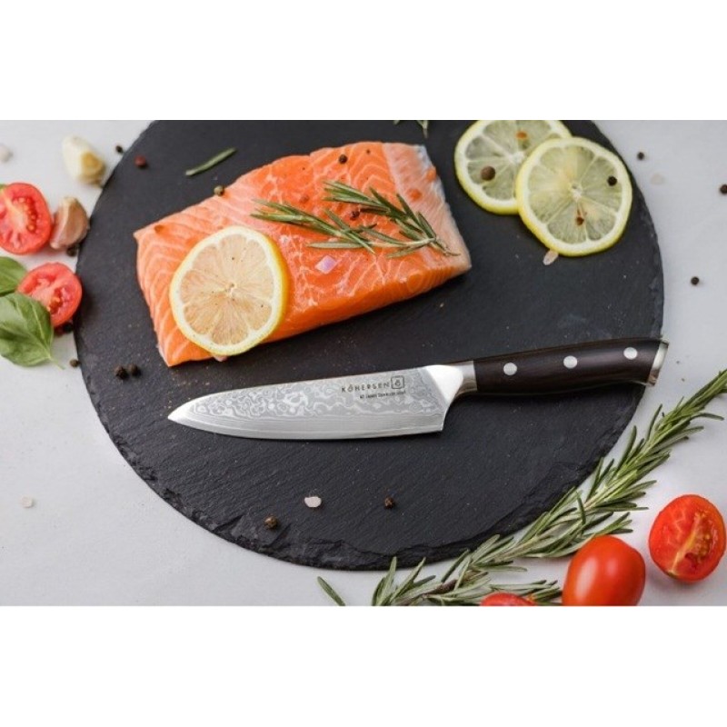 Nóż szefa kuchni Chef Kohersen Elegance Ebony Wood 21,6cm Nóż szefa kuchni Chef Kohersen Elegance Ebony Wood 21,6cm