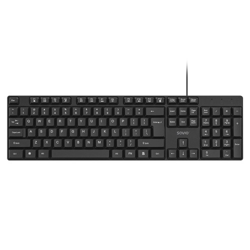 Savio KB-01 keyboard Home/Office USB QWERTY US English Black Savio KB-01 keyboard Home/Office USB QWERTY US English Black