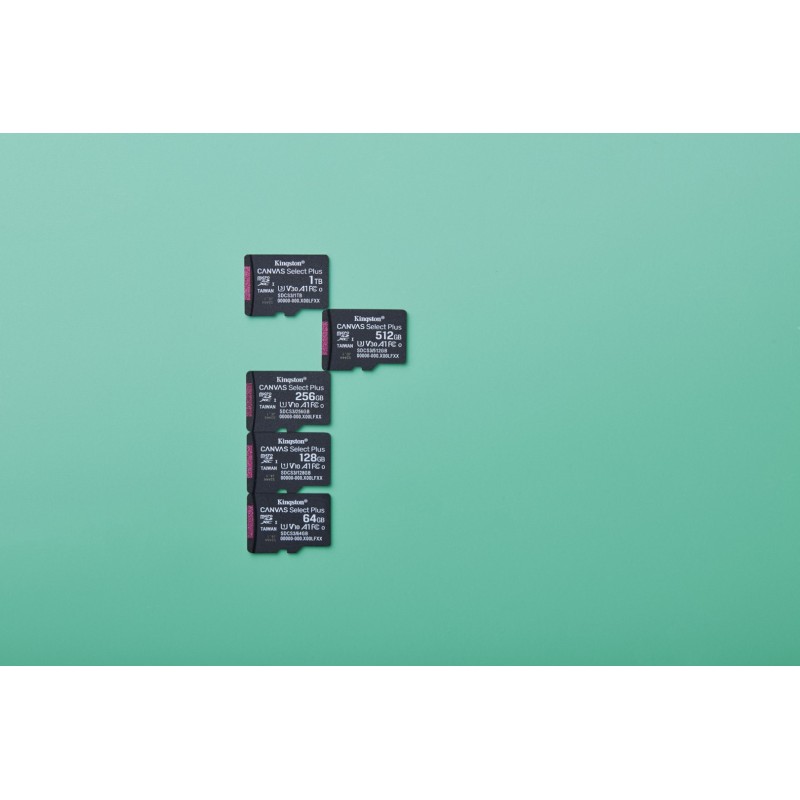 Kingston Technology 1TB microSDXC Canvas Select Plus Gen3 150MB/s A1 Card + Adapter