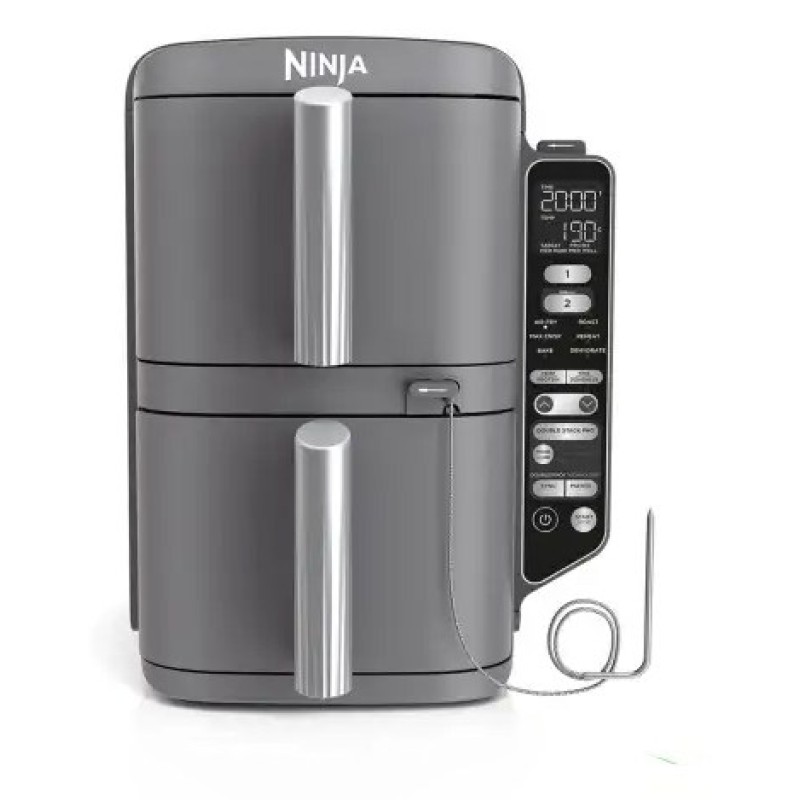 Ninja SL451EU fryer Double 9.5 L Stand-alone 2470 W Hot air fryer Black