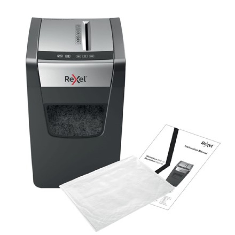 Rexel Momentum X312-SL paper shredder Particle-cut shredding Black, Grey Rexel Momentum X312-SL paper shredder Particle-cut shredding Black, Grey