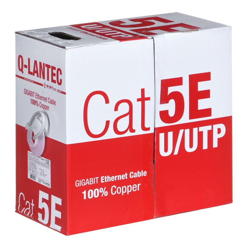 A-LAN KIU5PVC305NC networking cable 305 m Cat5e U/UTP (UTP) Grey A-LAN KIU5PVC305NC networking cable 305 m Cat5e U/UTP (UTP) Grey