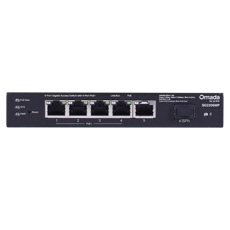 TP-Link SG2206MP network switch L2 Gigabit Ethernet (10/100/1000) Power over Ethernet (PoE)