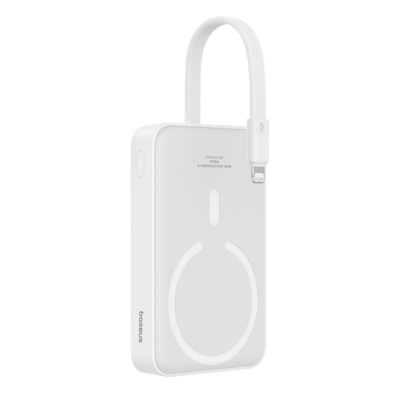 Baseus P10022109223-00 Lithium polymer (LiPo) power bank 10000 mAh Wireless charging White Baseus P10022109223-00 Lithium polymer (LiPo) power bank 10000 mAh Wireless charging White
