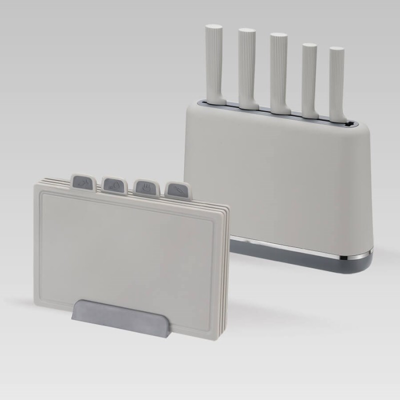 Maestro MR-1412-GREY Knife set with block + Cutting board set Gray Maestro MR-1412-GREY Knife set with block + Cutting board set Gray