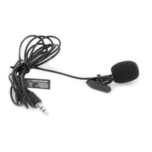 Esperanza EH178 Microphone with clip Black Esperanza EH178 Microphone with clip Black